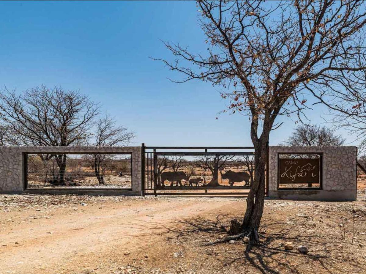 Hotel Kifaru Bush Camp Outjo Exterior foto